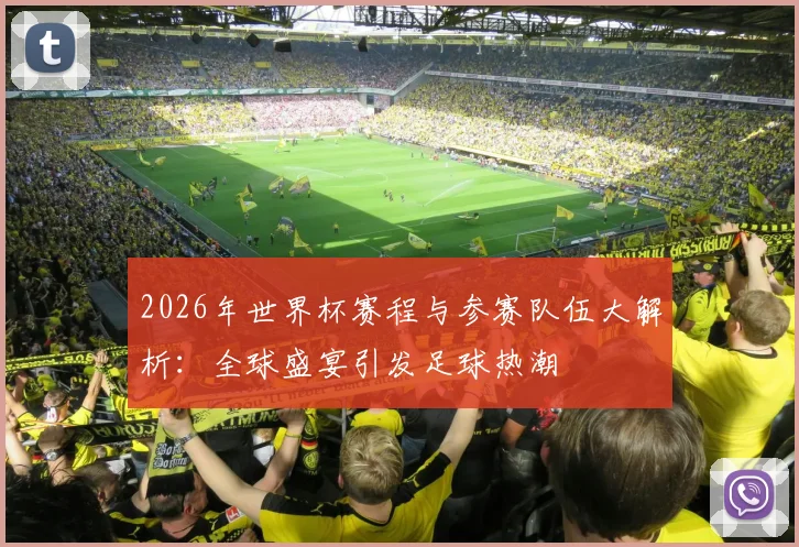 2026年世界杯赛程与参赛队伍大解析：全球盛宴引发足球热潮